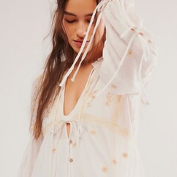 NWT FP Chasin' Spring Maxi Bodysuit -Natural - Picture 6 of 10